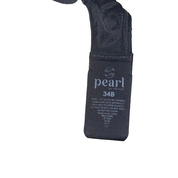 Pearl by Venus Black Strappy Chest Bra 34B - Picture 3 of 3